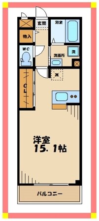 サンヴィレッジ中河原の物件間取画像